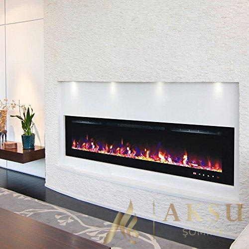 AKS 09-BG 100B ELEKTİRKLİ ŞÖMİNE 254 LÜK