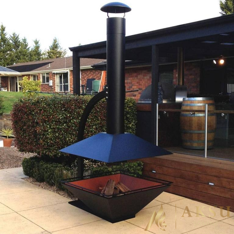 Barbekü |Şömine Alba 8180 Metal