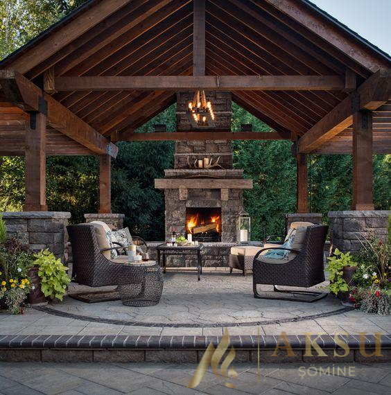 Barbekü |Bahçe Şömine Alba 7011